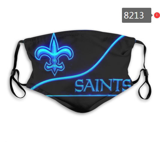 NFL 2020 New Orleans Saints #3 Dust mask with filter